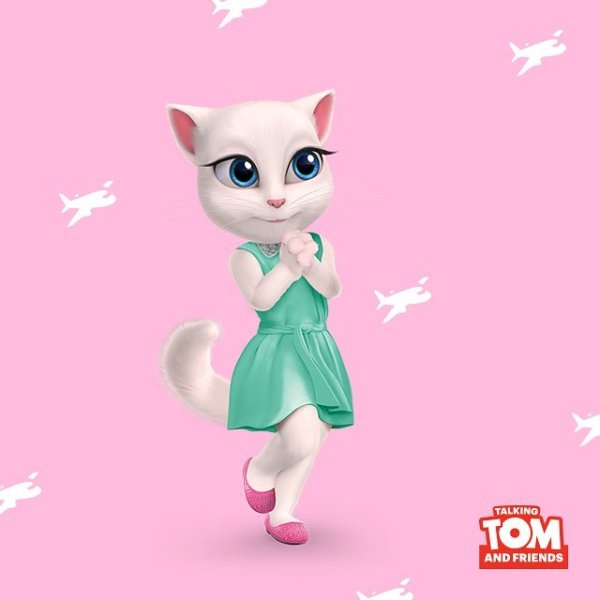Кошка Анджела и том