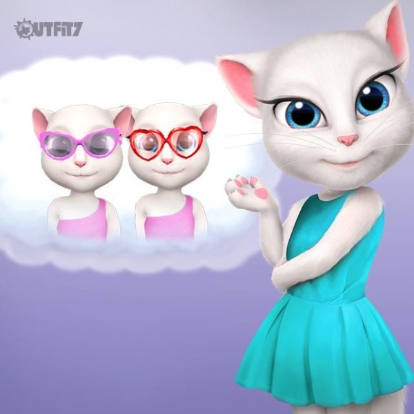 Моя говорящая Анджела my talking Angela