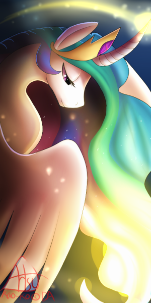 MLP Celestia Art