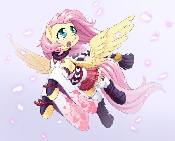 MLP Crossover Флаттершай