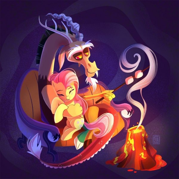 MLP Флаттершай и Дискорд