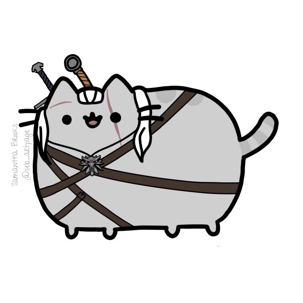Котик Пушин Ведьмак