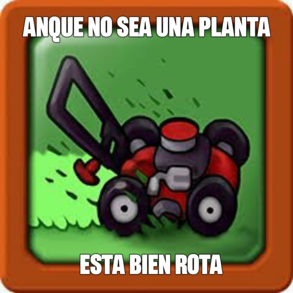 Plants vs Zombies газонокосилка