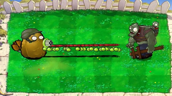 PVZ 2 газонокосилка
