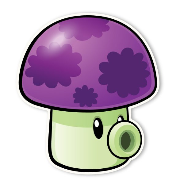 Растения против зомби Puff Shroom