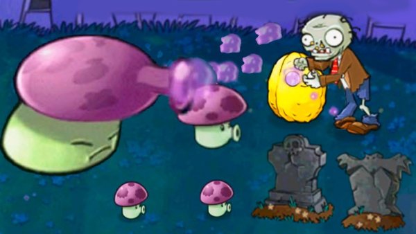 Plants vs Zombies Дымогриб