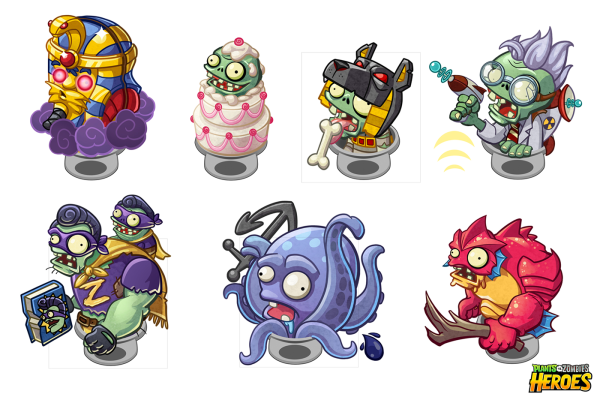 Plants vs Zombies Heroes карты