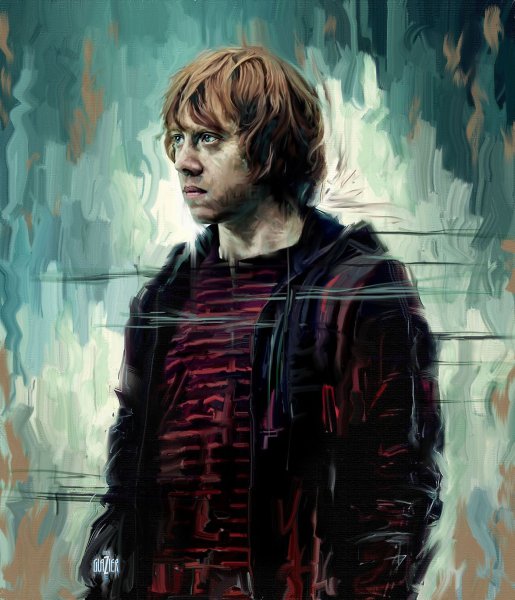 Гарри Поттер и Рон Уизли арт
