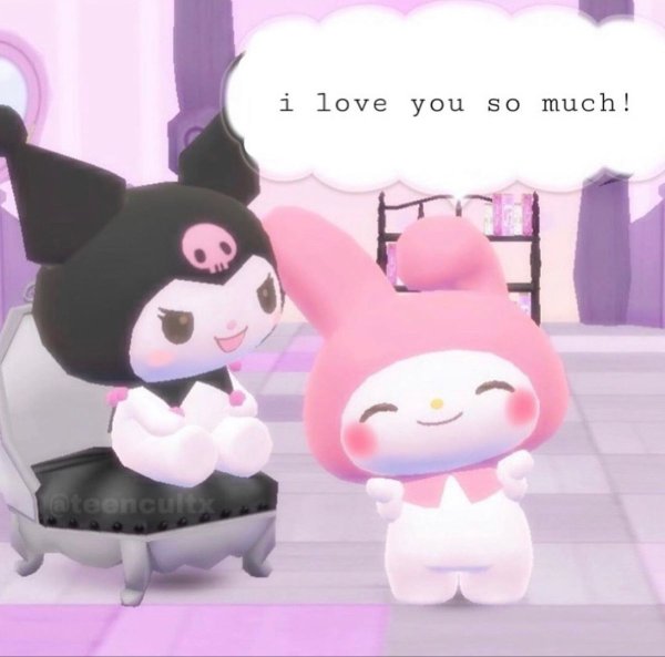 Kuromi и Melody hello