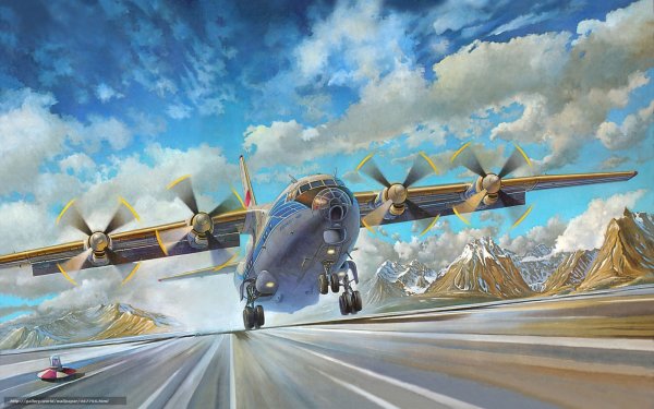 048 Roden самолет АН-12бк
