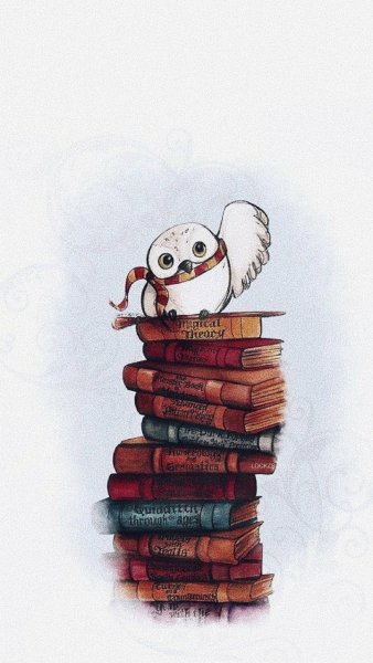 Гарри Поттер Сова на книгах