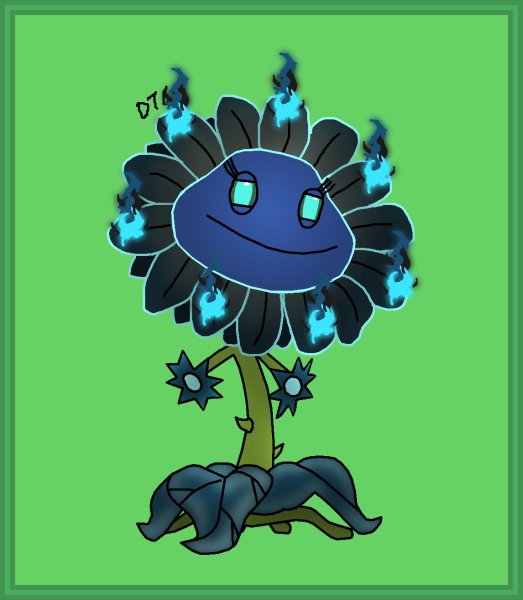 Plants vs Zombies подсолнух вампир