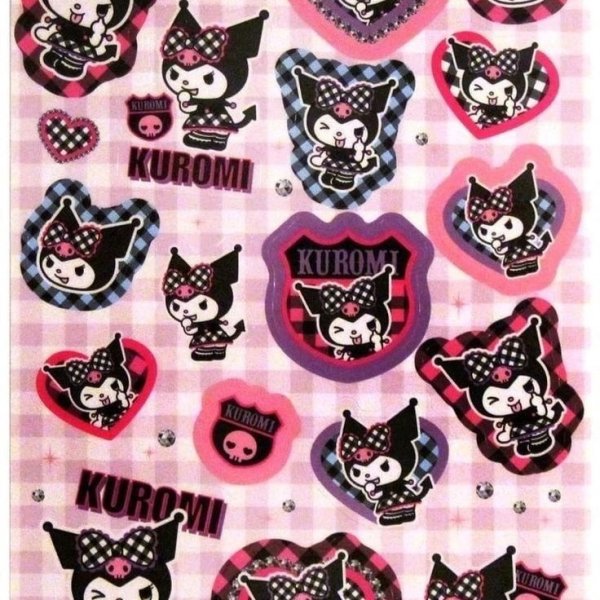 Kuromi hello Kitty Стикеры