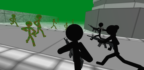 Stickman vs Zombies игра