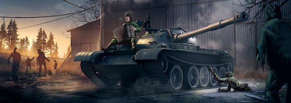 World of Tanks зомби