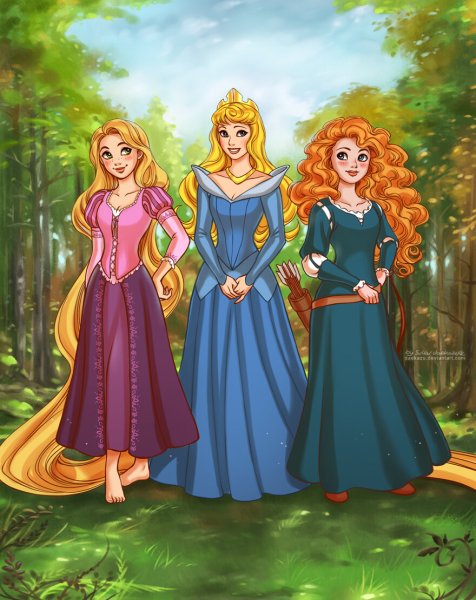 Принцессы Disney Рапунцель Мерида