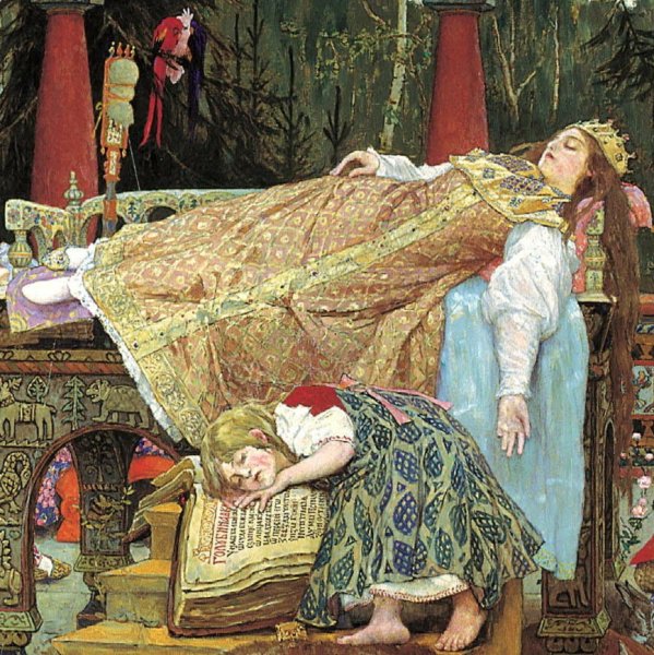 В. Васнецов "спящая Царевна" (1900-1926)