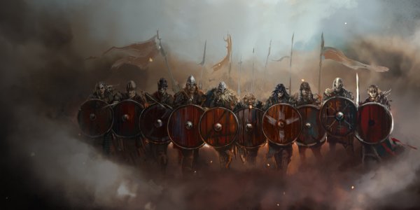 Поле боя викингов