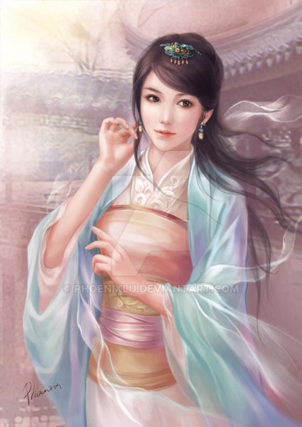 Художник Wang Xiao