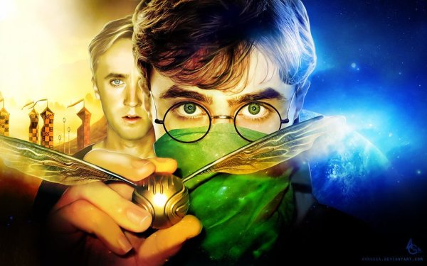 Гарри Поттер со Снитчем