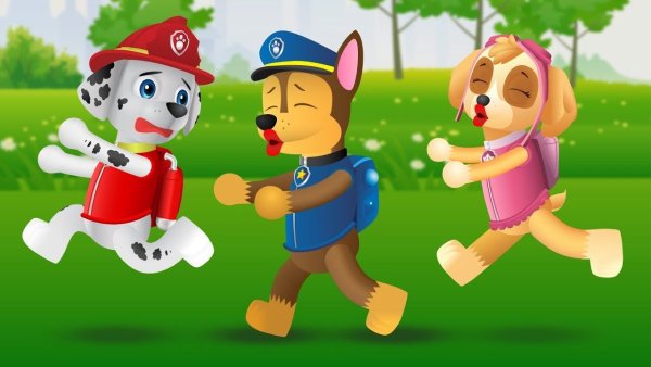 Paw Patrol Chase and Marshall