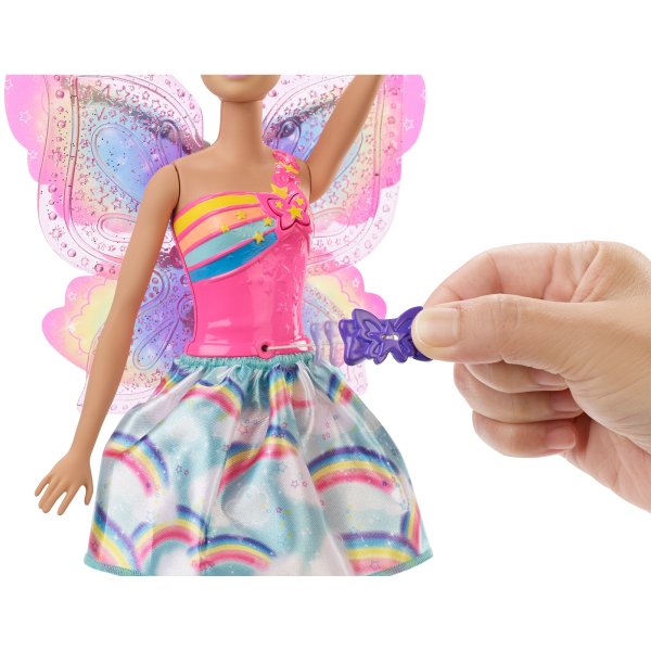 Кукла Barbie Дримтопия Фея с летающими крыльями, 28 см, frb08