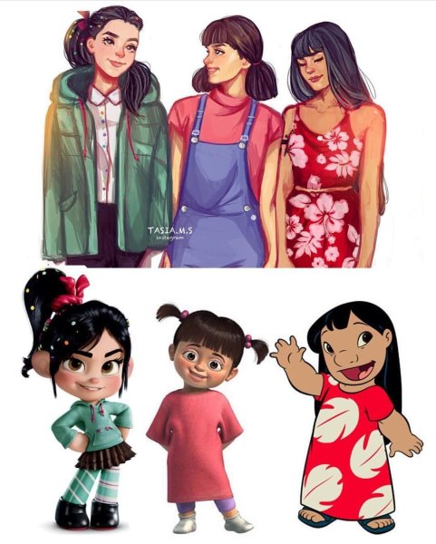 Принцессы Disney Ванилопа.современная