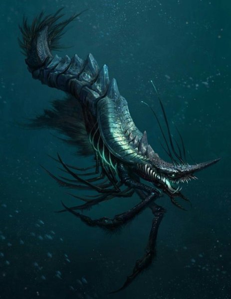 Морской дракон Левиафан Subnautica
