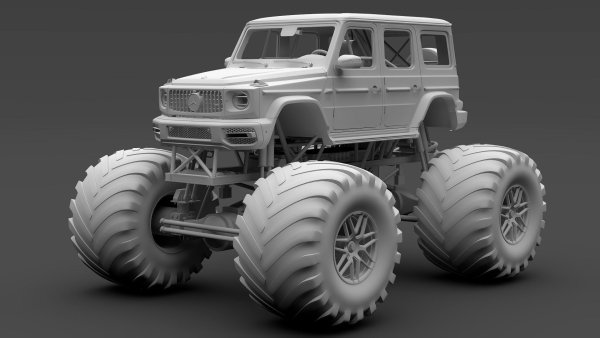 Монстер трак Mercedes-Benz