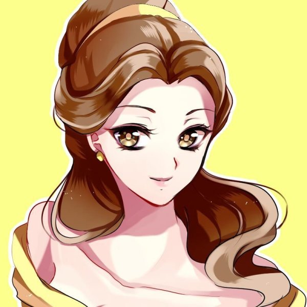 Illustrator Disney Белль