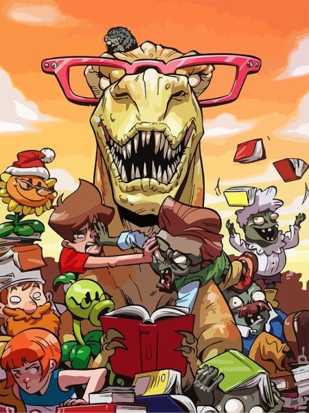 Plants vs Zombies комикс