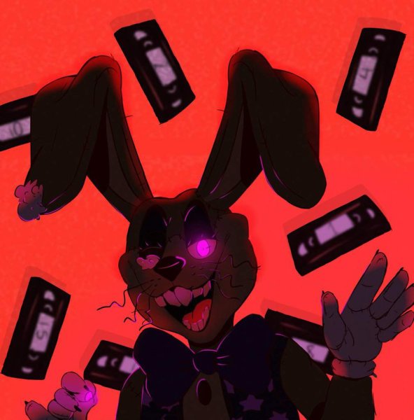 ФНАФ кролик GLITCHTRAP