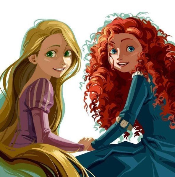 Принцессы Disney Рапунцель Мерида