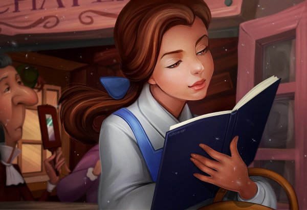 Красавица и чудовище Бель с книгой