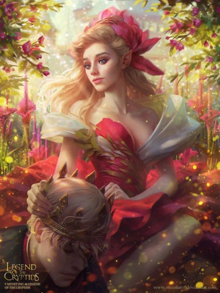 Legend of the cryptids Art принцессы