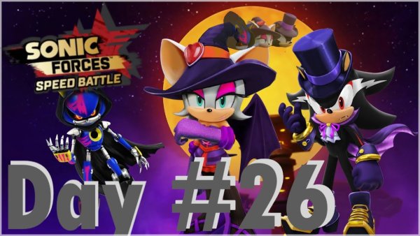 Шедоу вампир из Sonic Forces Speed Battle