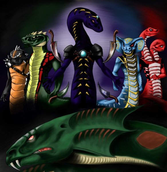 LEGO Ninjago серпентины