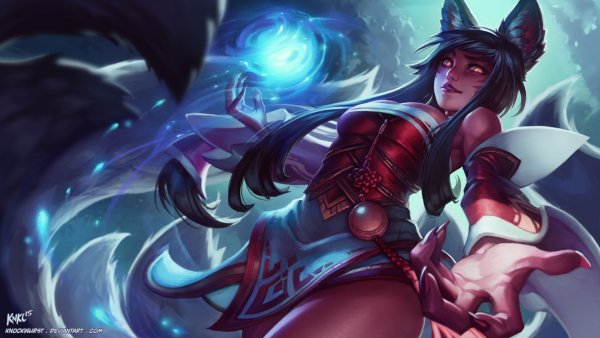 Ари League of Legends официальный арт