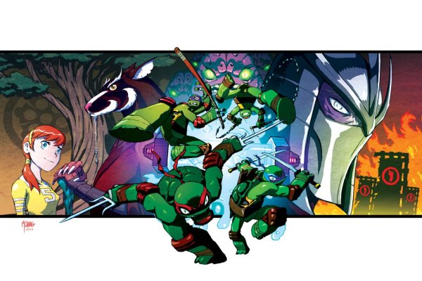 TMNT 2012 Сплинтер и Эйприл