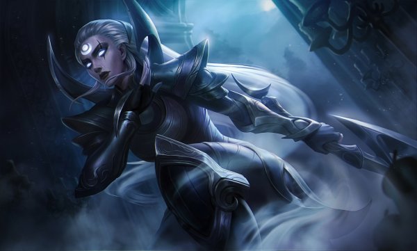 Диана League of Legends Art