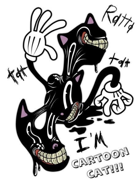 Cartoon Cat Тревор