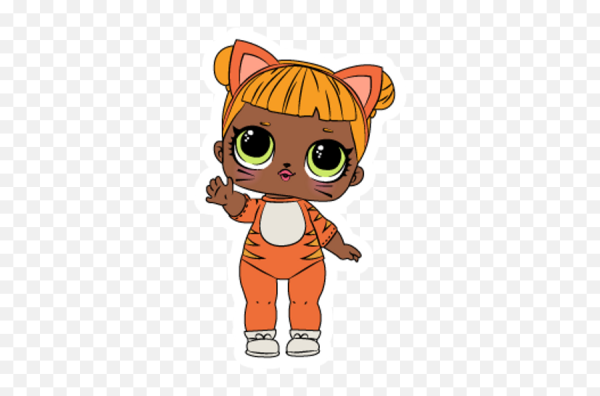 Кукла ЛОЛ тигрица