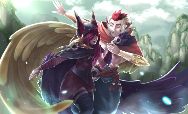League of Legends шая и Рэйкан 18