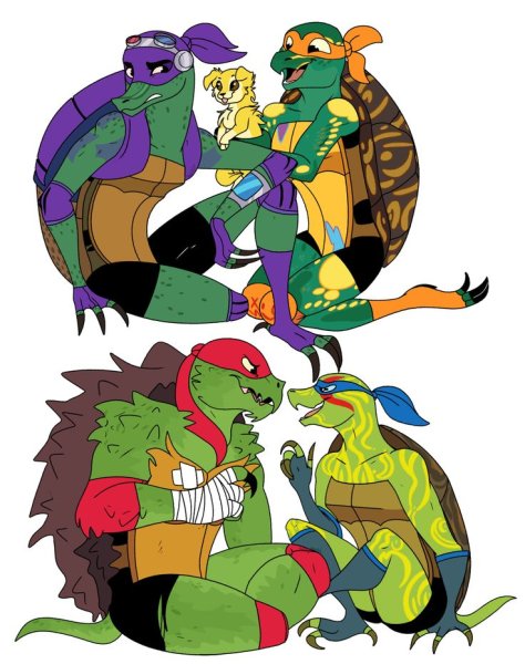 Донни и Лео 2018 TMNT