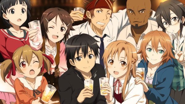 Sword Art online аниме персонажи