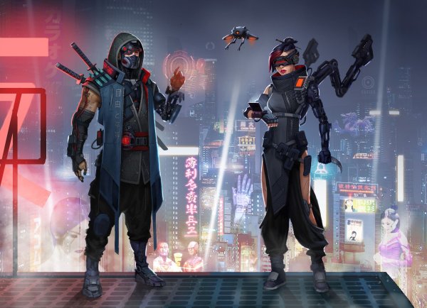 Cyber Samurai Cyberpunk 2077