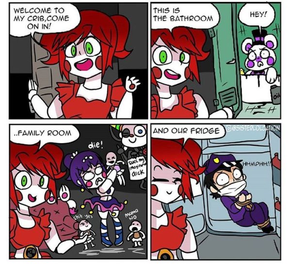 FNAF sister location комиксы