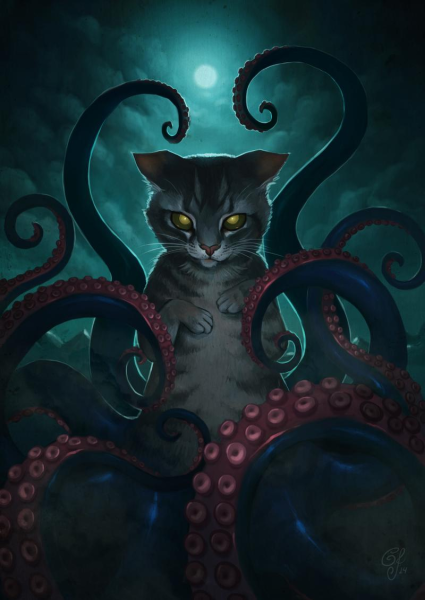 Коты с щупальцами