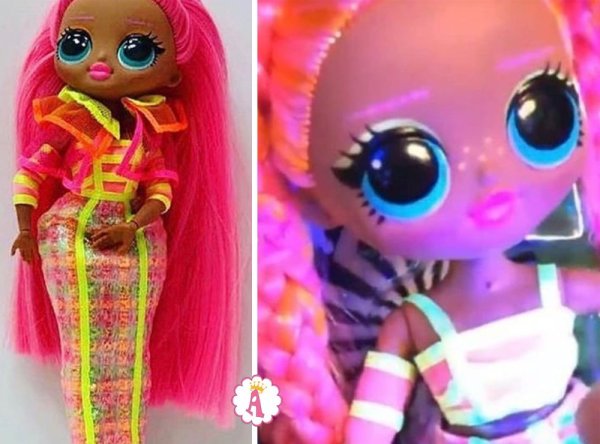 Кукла ЛОЛ омг неон Dazzle