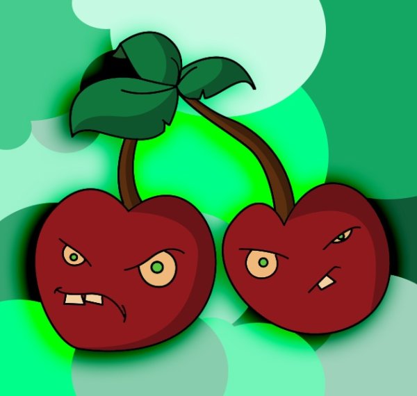 Вишня из Plants vs Zombies